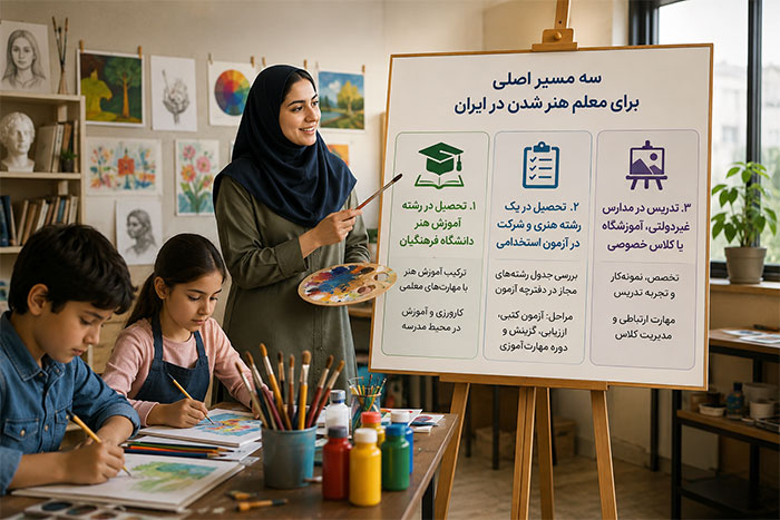 معلم هنر شدن در ایران
