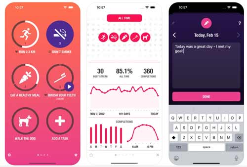 اپلیکیشن استریکسStreaks