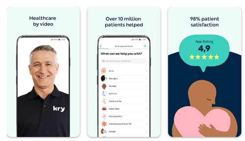 اپلیکیشن کرای Kry