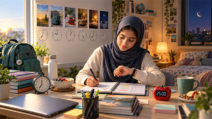 برنامه ریزی برای درس خواندن 