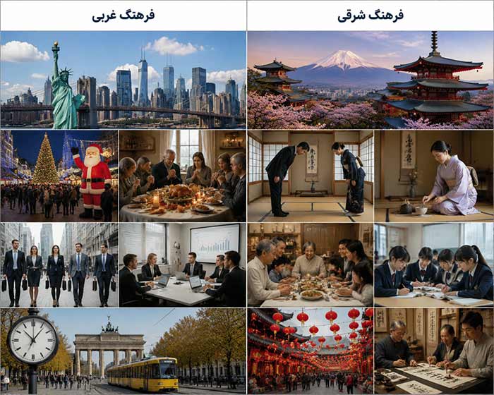 جامعه شناسی فرهنگ شرقی/ فرهنگ غربی