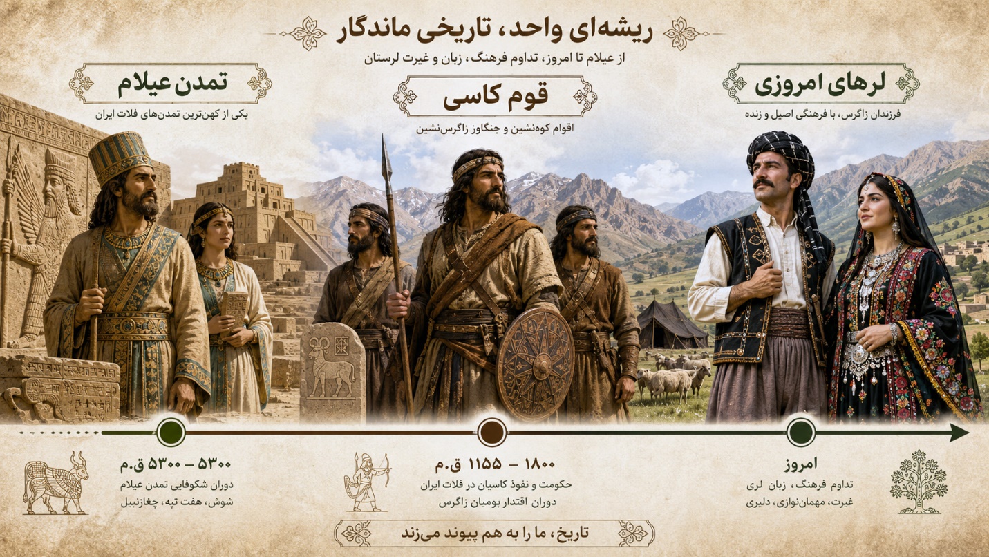 ایران قدیمیترین قوم لر: ریشه در عیلامیان و کاسیها
